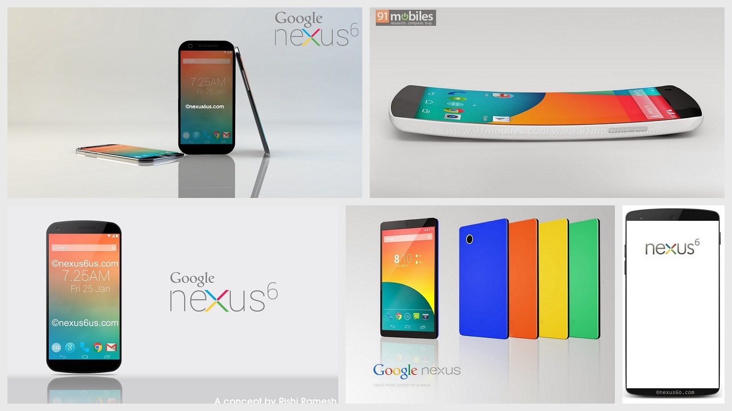 Google Nexus 6 Upcoming Smartphones